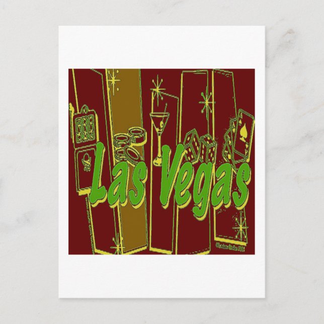 Las Vegas Retro Postcard (Front)