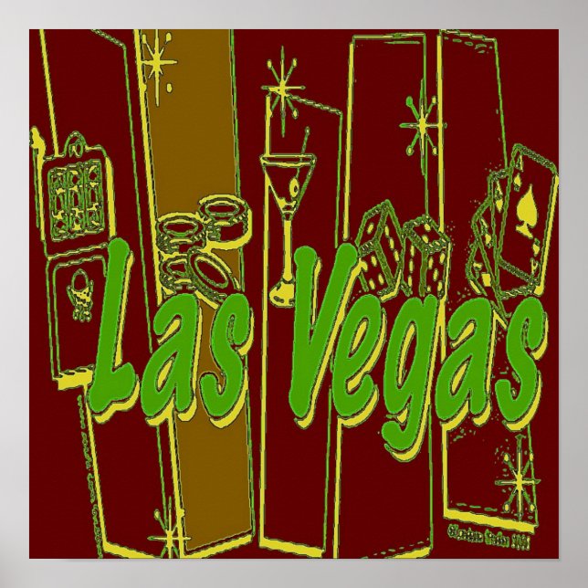 Las Vegas Retro Poster (Front)
