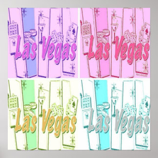 Las Vegas Retro Poster
