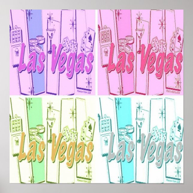 Las Vegas Retro Poster (Front)