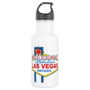 Las Vegas Retro Sign 532 Ml Water Bottle