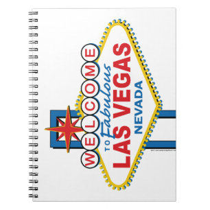 Las Vegas Retro Sign Spiral Notebook