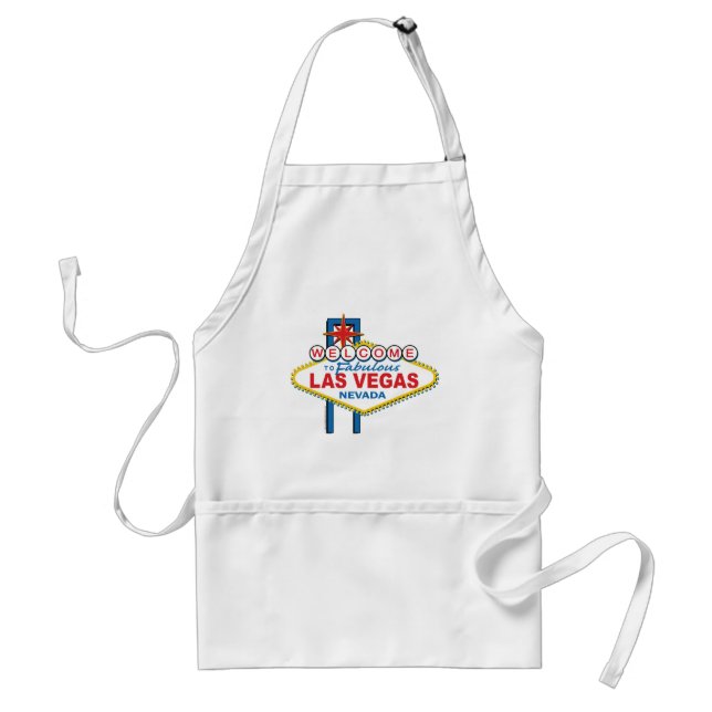 Las Vegas Retro Sign Standard Apron (Front)
