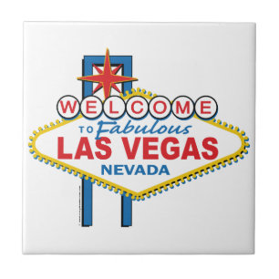 Las Vegas Retro Sign Tile