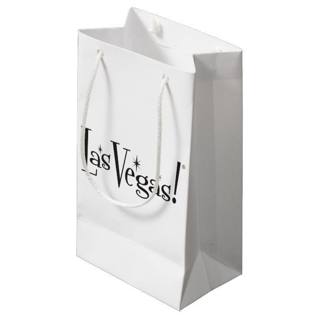 LAS VEGAS!® RETRO SMALL GIFT BAG (Front Angled)