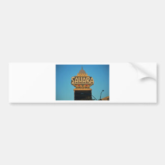 Las Vegas Sahara Casino Landmark Architecture Bumper Sticker