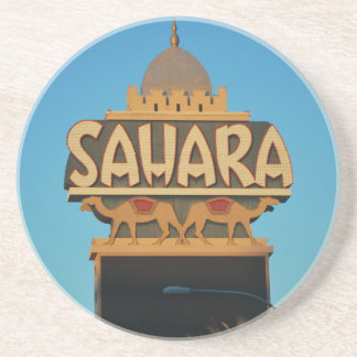 Las Vegas Sahara Casino Landmark Architecture Coaster