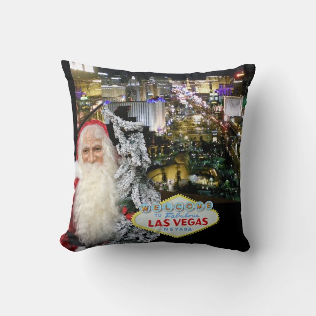 Las Vegas Santa Clause  Cushion (Front)