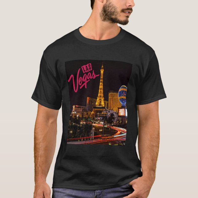 Las Vegas Shirt Vegas Strip Night Life Souvenir An (Front)