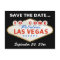 Las Vegas sign destination wedding Save the Date