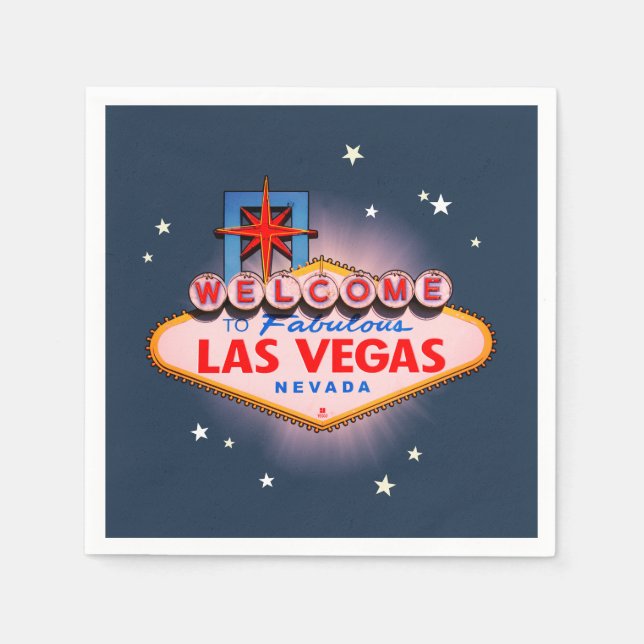 Las Vegas Sign Napkin (Front)