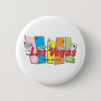 Las-Vegas-Sin-City 6 Cm Round Badge