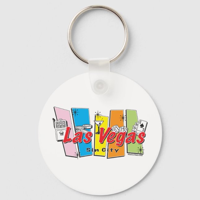 Las-Vegas-Sin-City Key Ring (Front)