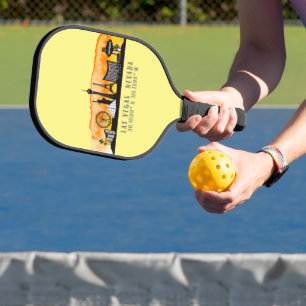 Las Vegas Skyline Latitude and Longitude  Pickleball Paddle