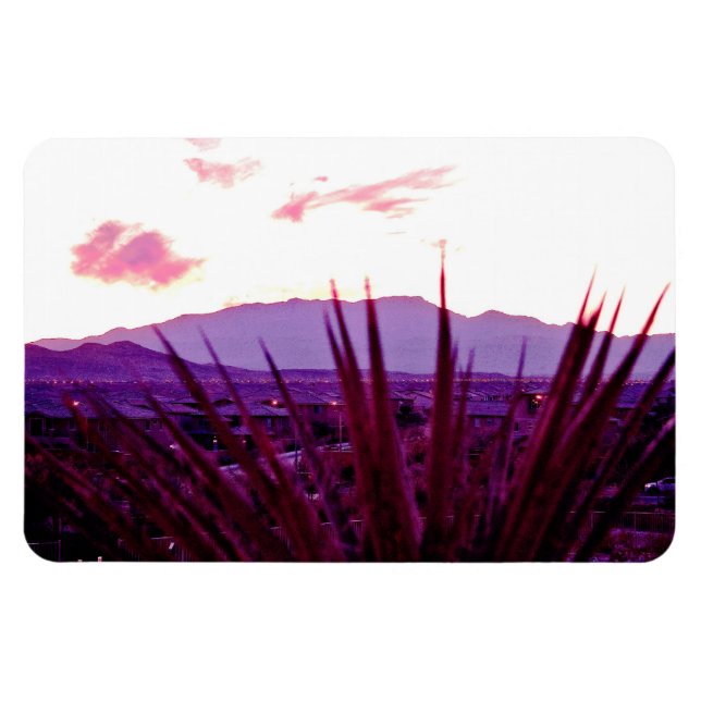 Las Vegas Skyline Residential Mountain View #1 Magnet (Horizontal)