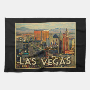 Las Vegas Skyline Tea Towel