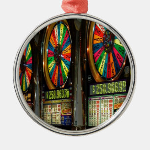 Las Vegas Slot Machines Metal Tree Decoration
