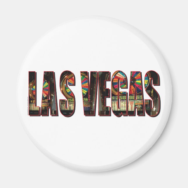 Las Vegas Slots Magnet (Front)
