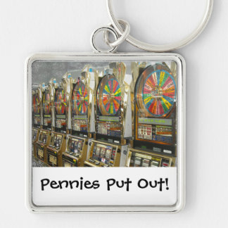 Las Vegas Slots/ Pennies Put Out Key Ring