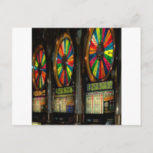 Las VEGAS-SLOTS Postcard