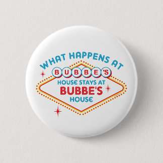 Las Vegas Stays At Bubbe's 6 Cm Round Badge