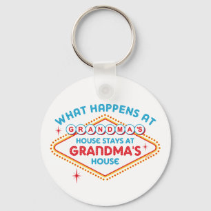 Las Vegas Stays At Grandma's Key Ring