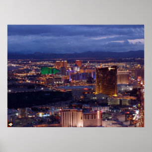 Las Vegas Strip Aerial Poster Print