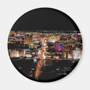 Las Vegas Strip Aerial View Magnet