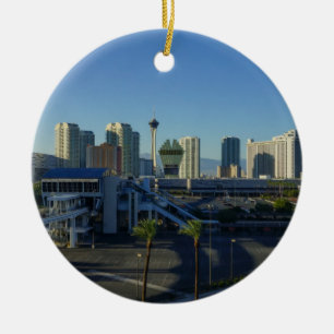 Las Vegas Strip Ahead Ceramic Tree Decoration