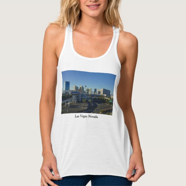 Las Vegas Strip Ahead Tank Top (Front)