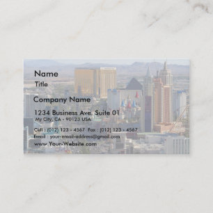 Las Vegas Strip Business Card