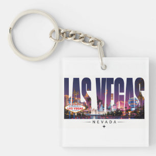 🎰 Las Vegas Strip Lights 🎰 Key Ring