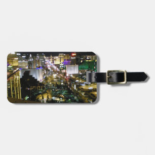 Las Vegas Strip View Night & Day Luggage Tag