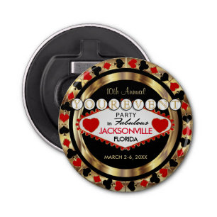Las Vegas Style Novelty Design - DIY City & State Bottle Opener