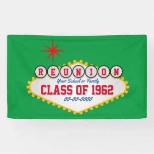 Las Vegas Style Reunion Personalize  Banner