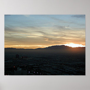 Las Vegas Sunset Poster
