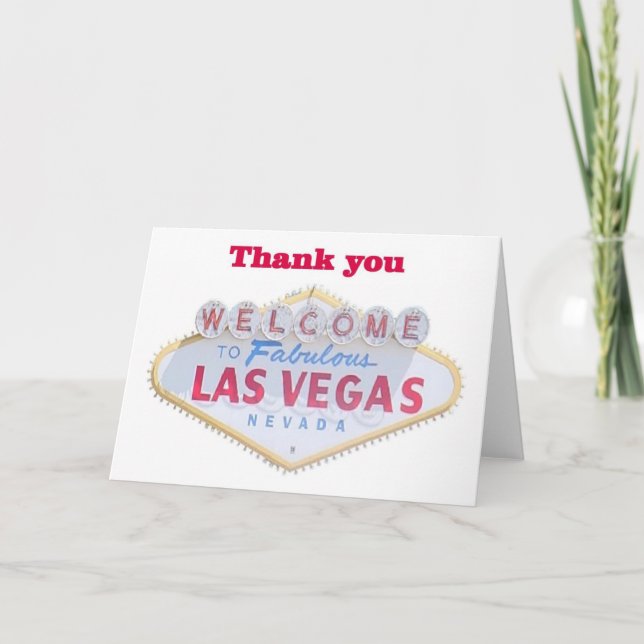 Las Vegas Thank you Cards (Front)