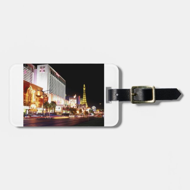 LAS VEGAS THE STRIP LUGGAGE TAG (Front Horizontal)