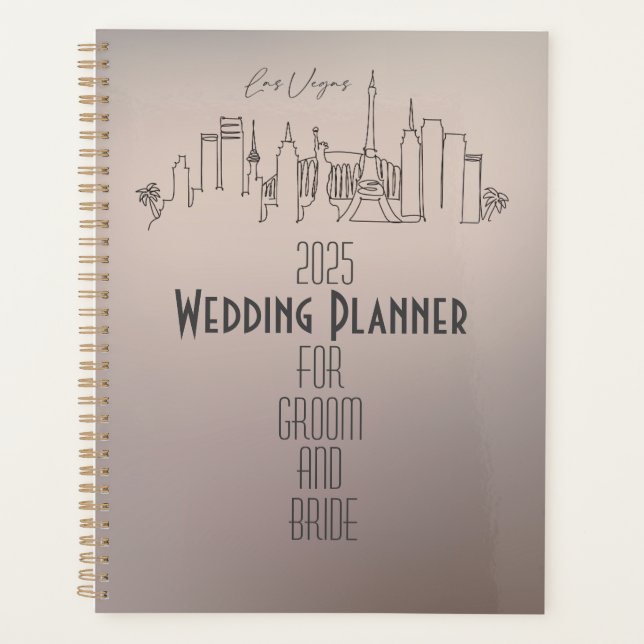 Las Vegas-Themed Wedding Planner (Front)