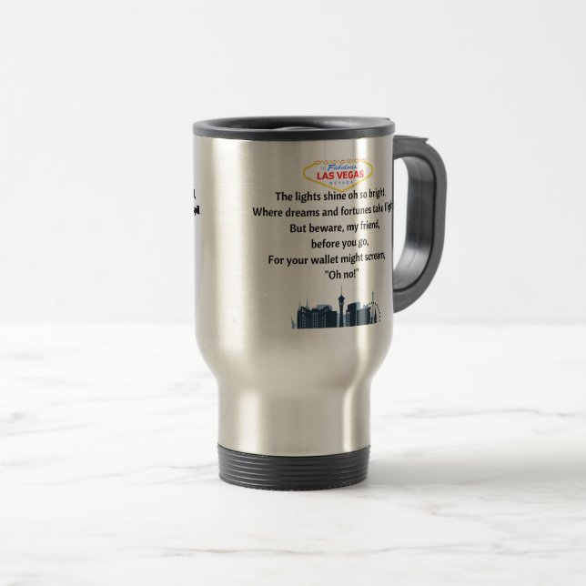 Las Vegas Travel Mug (Front Right)