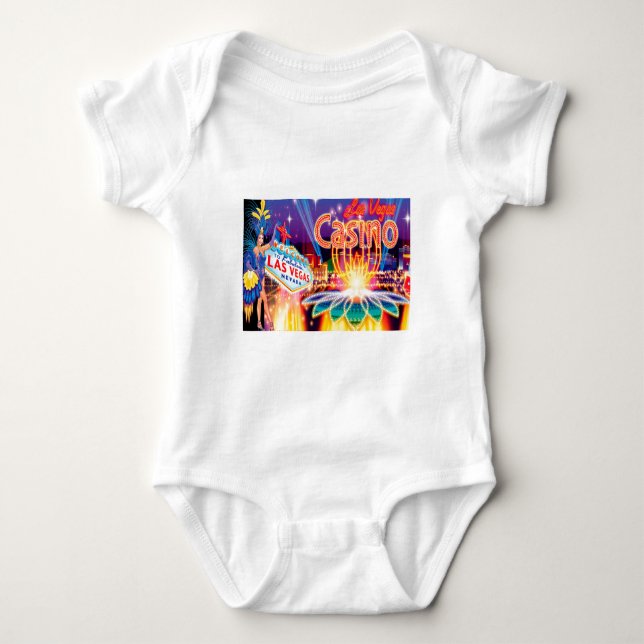 Las Vegas Vacation Baby Bodysuit (Front)