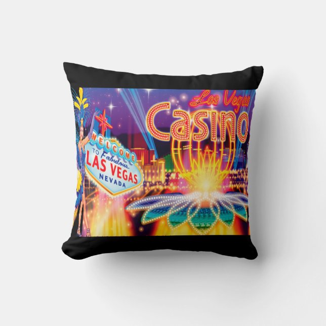 Las Vegas Vacation Cushion (Front)