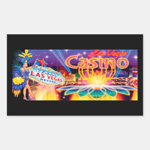 Las Vegas Vacation Rectangular Sticker