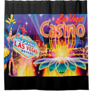 Las Vegas Vacation Shower Curtain