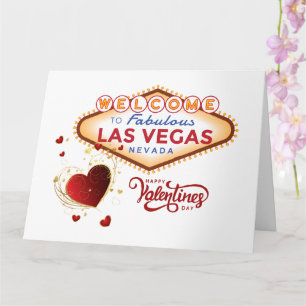 Las Vegas Valentine's Day Card