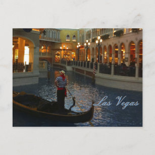 Las Vegas Venetian Canal Postcard