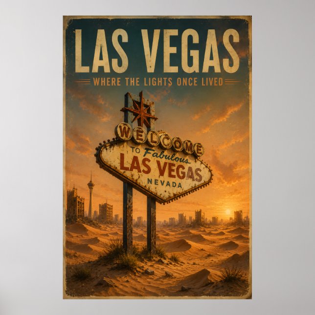 Las Vegas Vintage Poster (Front)