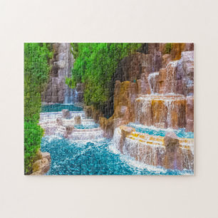 Las Vegas Water fall Nevada. Jigsaw Puzzle