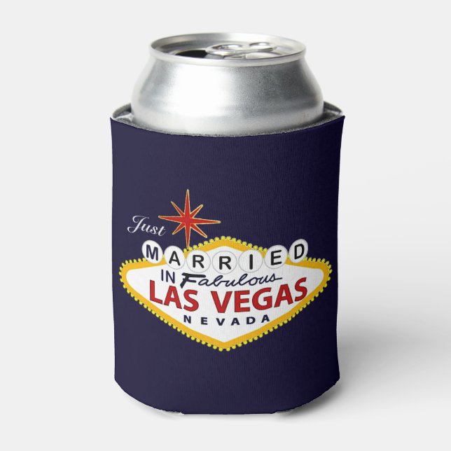 Las Vegas Wedding Favour Custom Can Cooler (Can Front)
