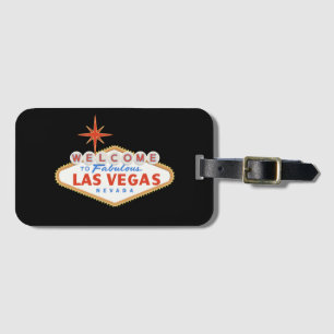 Las Vegas Wedding Favour Luggage Tag